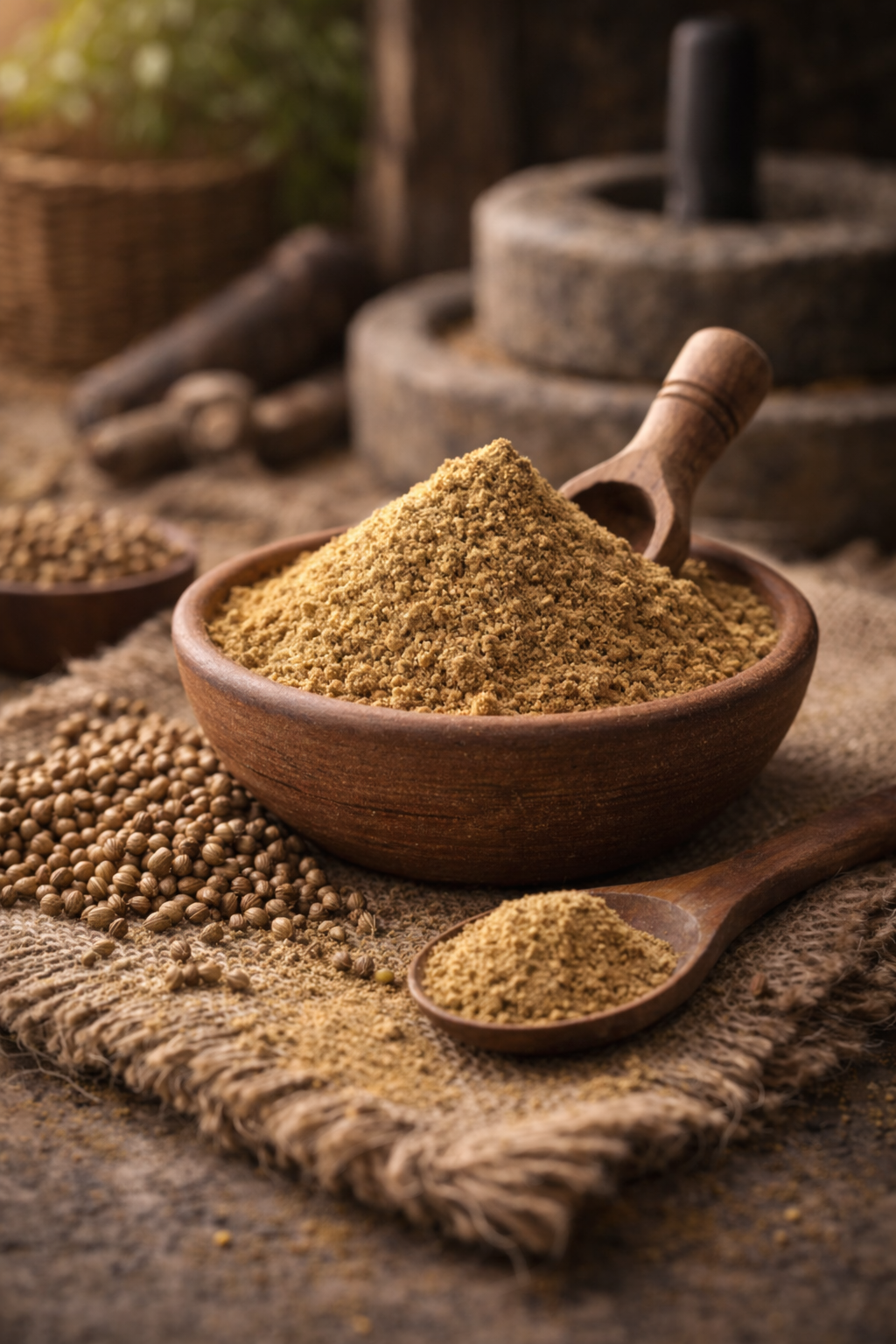 Plain Coriander Powder / கொத்தமல்லி பொடி – Nalla Kadai Organic