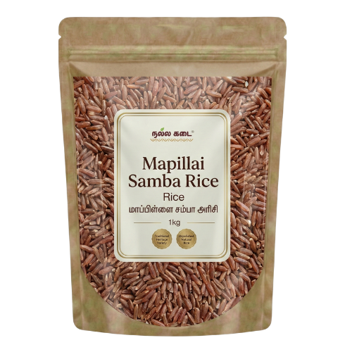 Mapillai Samba Rice / மாப்பிள்ளை சம்பா அரிசி – Nalla Kadai Organic